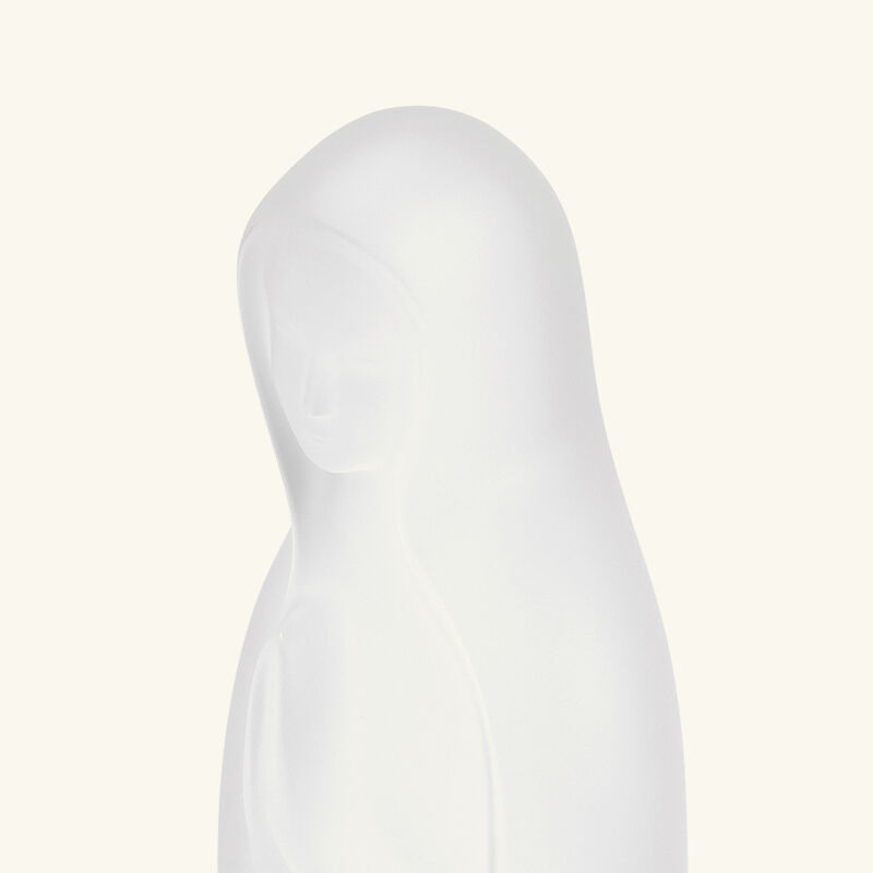 Virgin with Hands Together Sculpture Medium Clear lalique virgin with hands together sculpture medium clear