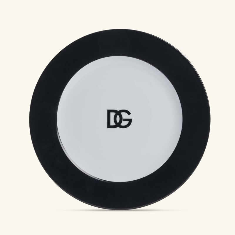 dolce gabbana casa dg logo charger plate round 31cm