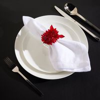 kim seybert zenith napkin ring red set of 4