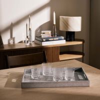 Dar Drinking Glass Clear Set of 6 dimlaj dar drinking glass clear set of 6