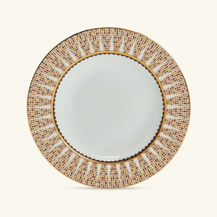 haviland cavalier royal soup plate round gold 23cm set of 2