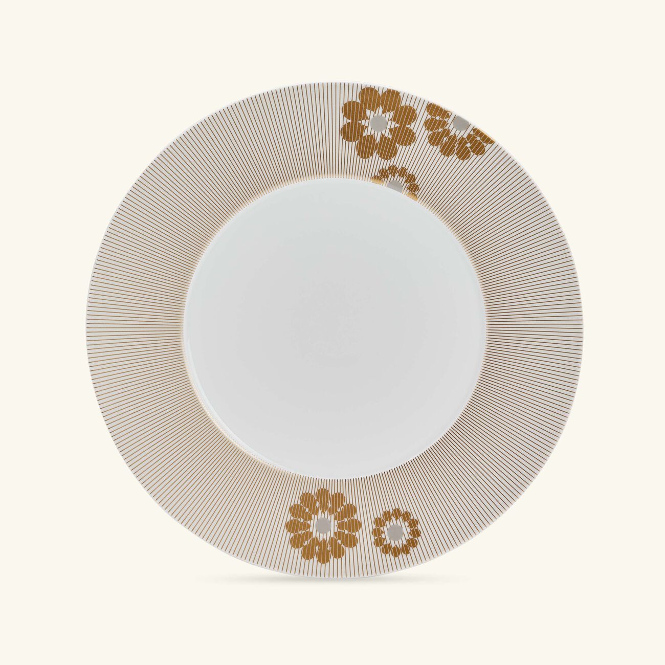 Dolce Vita Dinner Plate Round Gold 27cm bernardaud dolce vita dinner plate round gold 27cm