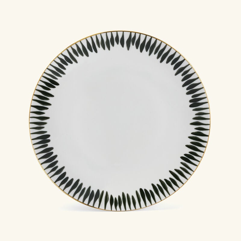 Allée De Cyprès Dinner Plate Round Green 26cm marie daage all e de cypr s dinner plate round green 26cm