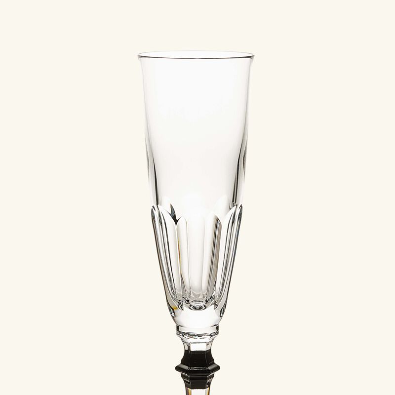 baccarat harcourt eve champagne glass clear
