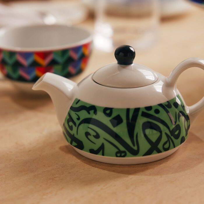 silsal bahja tea pot   tea cup set
