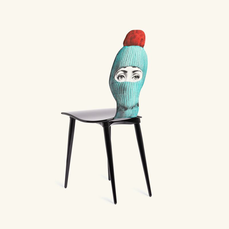 Lux Gstaad Chair Turquoise fornasetti lux gstaad chair turquoise