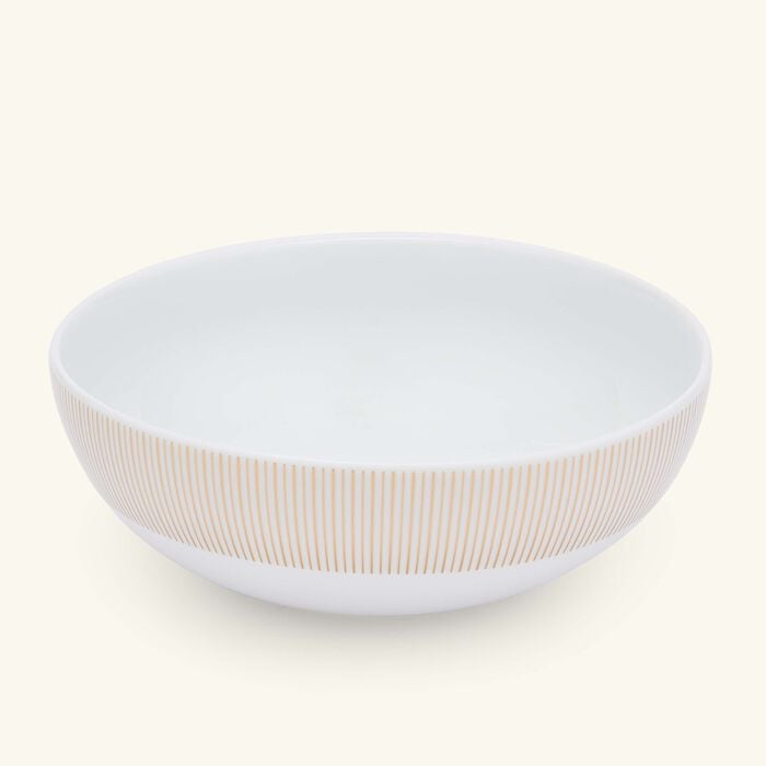 bernardaud sol serving bowl gold 17cm