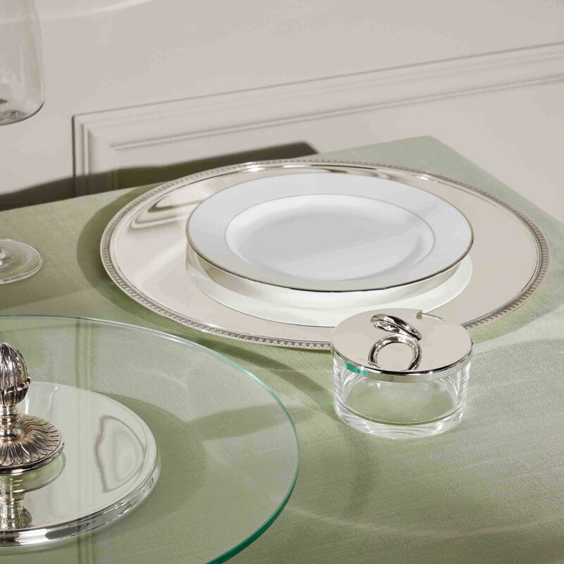 christofle vertigo condiment dish silver plated 6cm