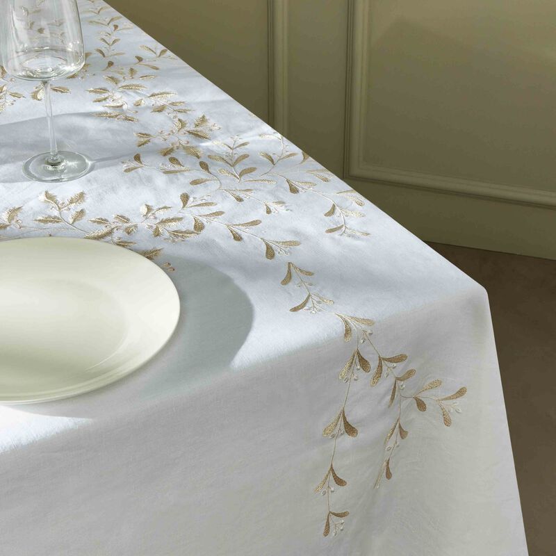Garden Collection Table Cloth White catherine denoual garden collection table cloth white