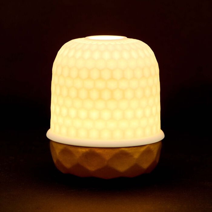 bernardaud diamant led lamp gold