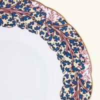 bernardaud collection braqueni  soup plate round red 23cm