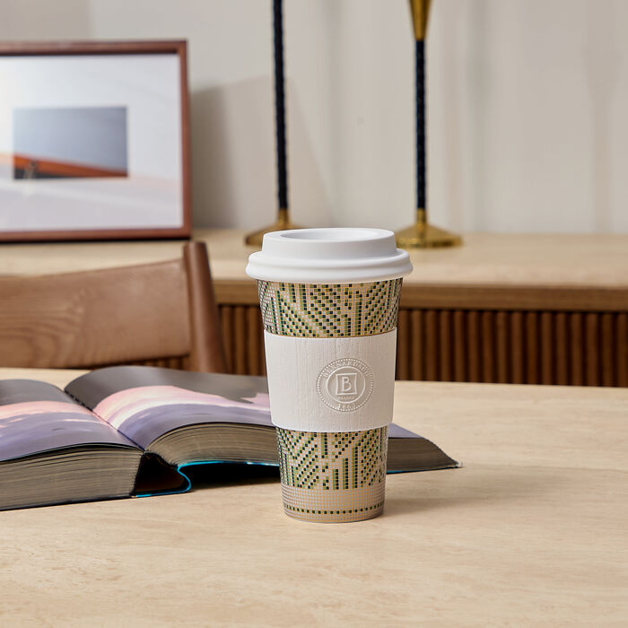 bernardaud augusta nomad travel cup green