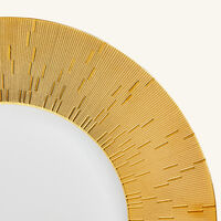 haviland infini underplate round gold 32cm