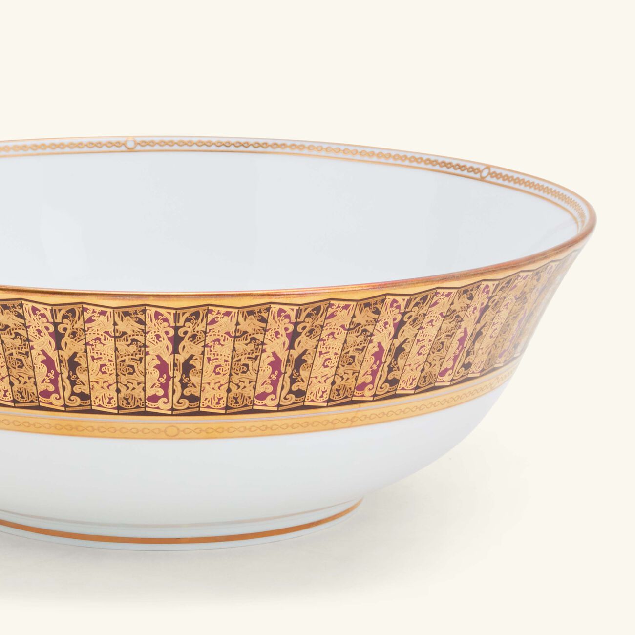 Eventail Salad Bowl Gold 25cm bernardaud eventail salad bowl gold 25cm