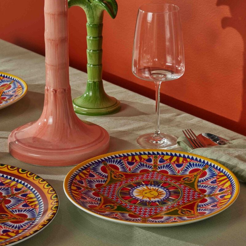 Carretto Dinner Plate Round 26cm Set Of 2 dolce gabbana casa carretto dinner plate round 26cm set of 2