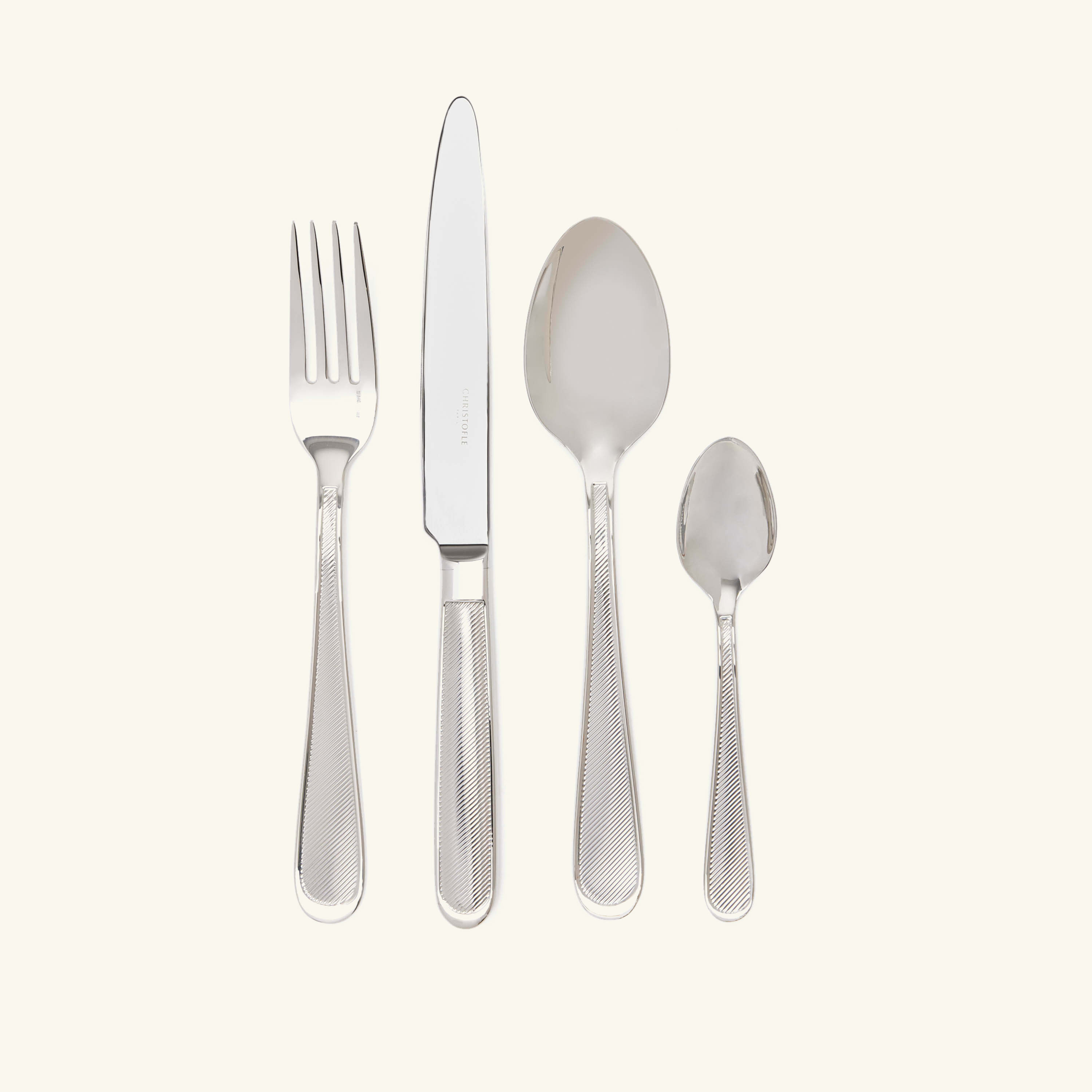 Christofle Concorde 24 Piece Set Stainless Steel | Tanagra UAE