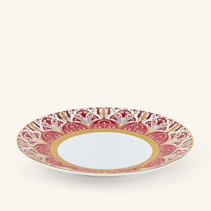 haviland reves du nil pourpre salad plate red 21cm