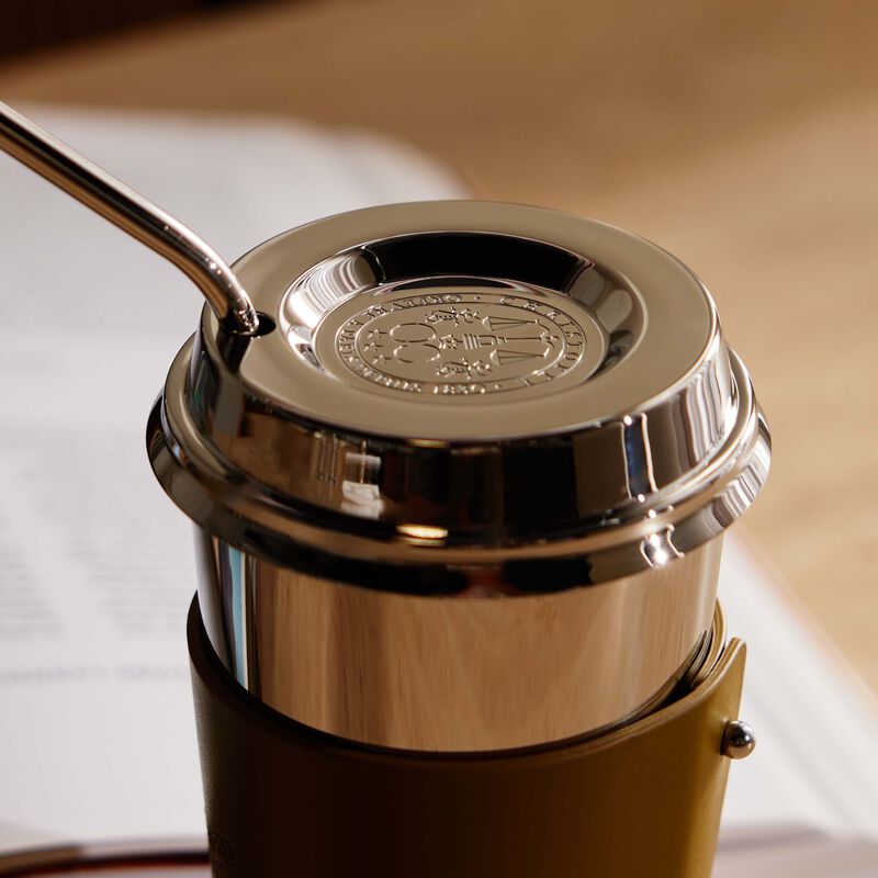 Objets Miroir Coffee Cup Stainless Steel Imperial Green christofle objets miroir coffee cup stainless steel imperial green