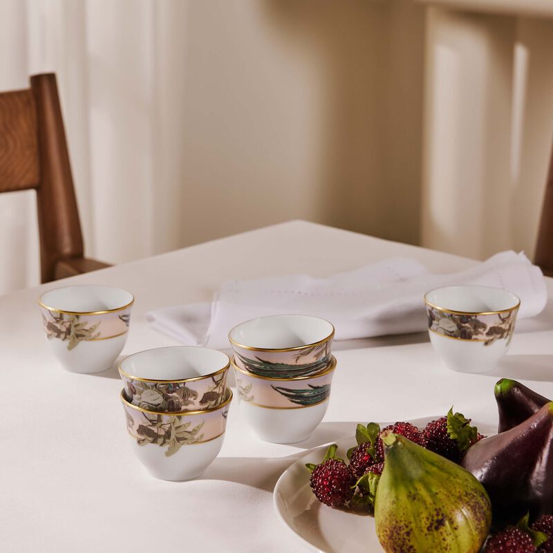 Le Brésil Arabic Coffee Cup Set Of 6 haviland le br sil arabic coffee cup set of 6