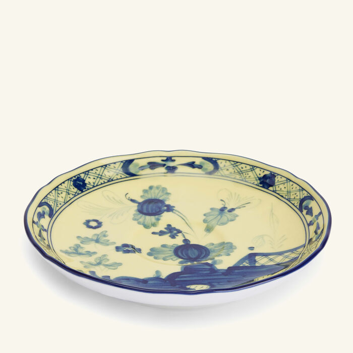 ginori 1735 antico doccia coffee saucer yellow
