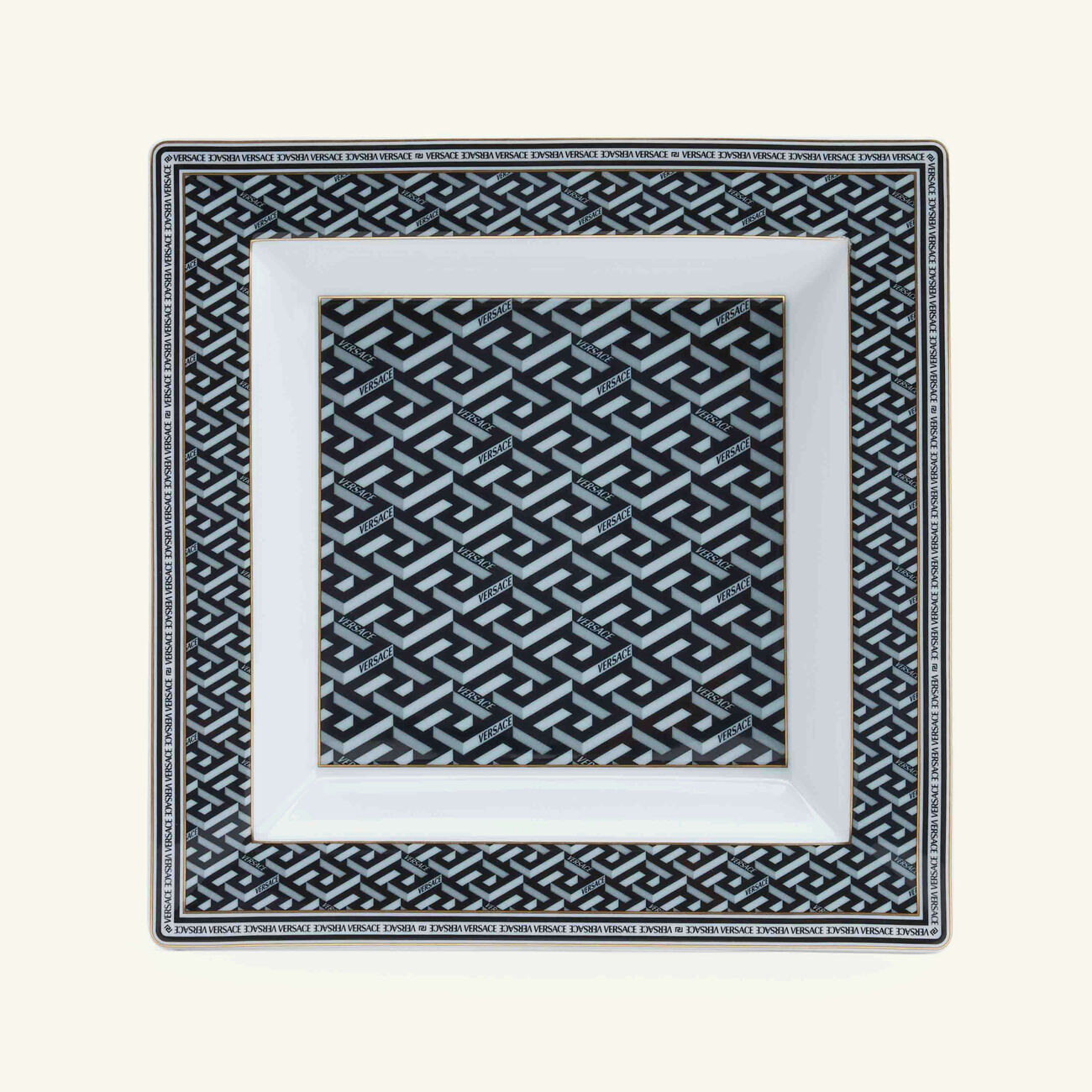 La Greca Signature Trinket Tray Square versace la greca signature trinket tray square
