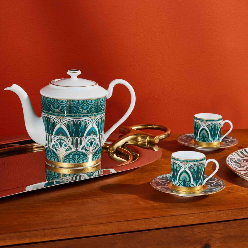 هافيلاند إبريق الشاي ريف دو نيل أخضر