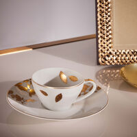Vegetal Or Cup & Saucer Gold bernardaud vegetal or cup saucer gold