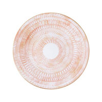 marie daage agate bicolore charger plate round pink 30cm
