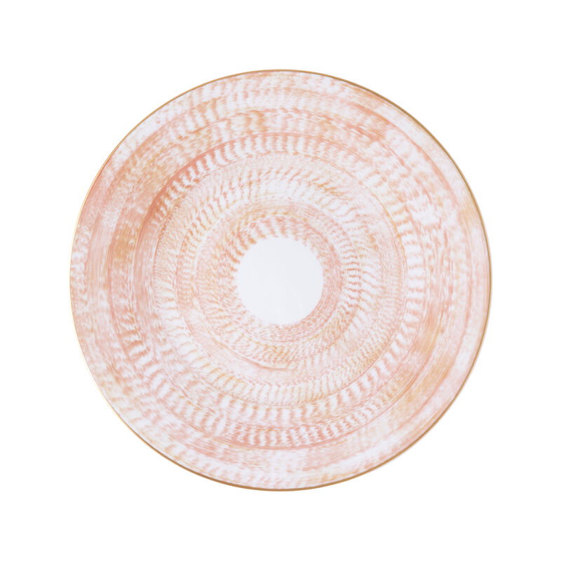 marie daage agate bicolore charger plate round pink 30cm