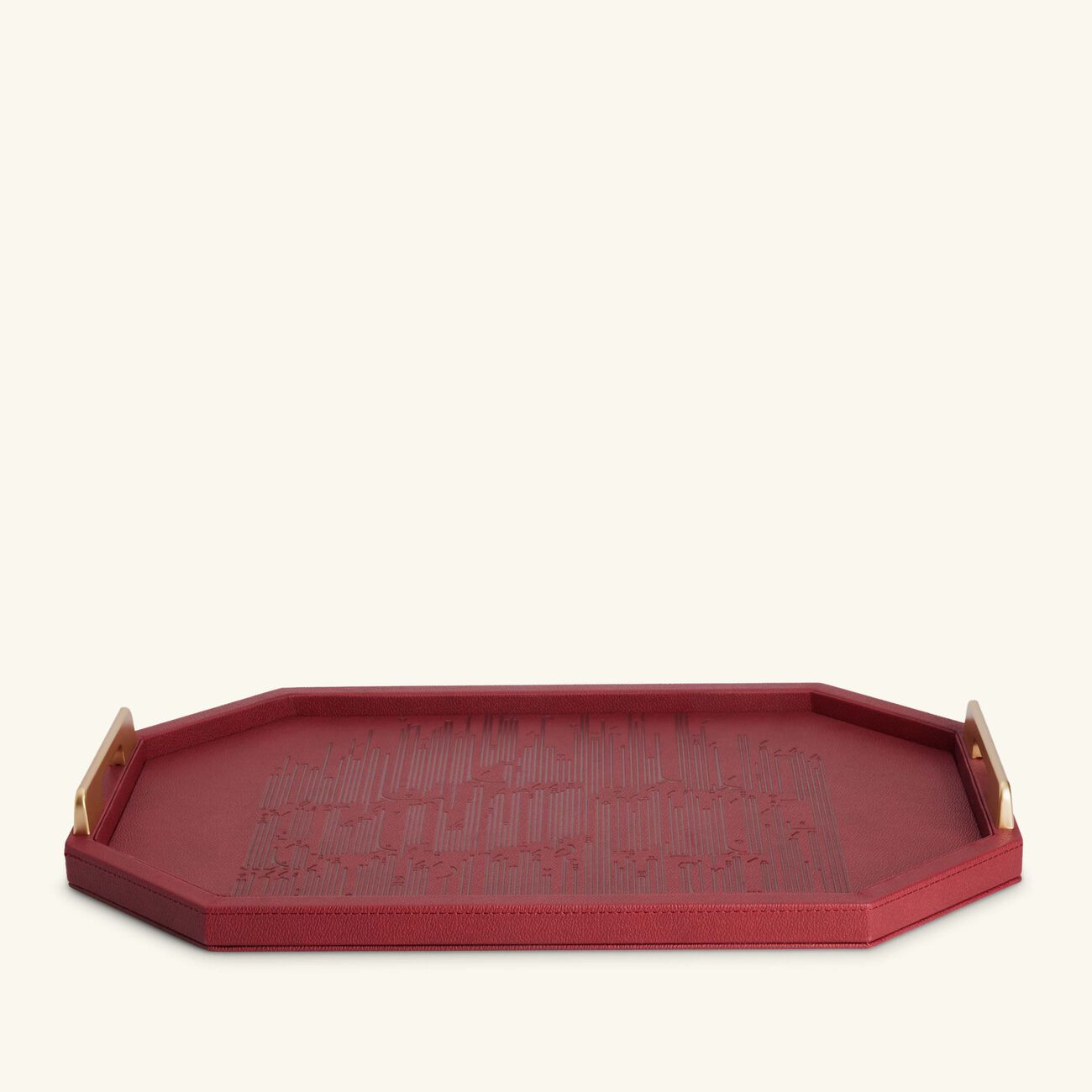 Hayat Serving Tray Rectangular Red 49x34cm dimlaj hayat serving tray rectangular red 49x34cm