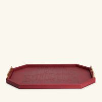 Hayat Serving Tray Rectangular Red 49x34cm dimlaj hayat serving tray rectangular red 49x34cm