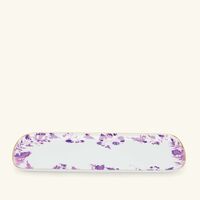 Prunus Cake Platter Rectangular Purple 38cm bernardaud prunus cake platter rectangular purple 38cm