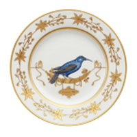 Dinner Plate Volière Grimpereau Bleu, small