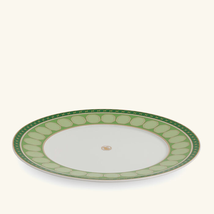 rosenthal signum fern plate round green 23cm