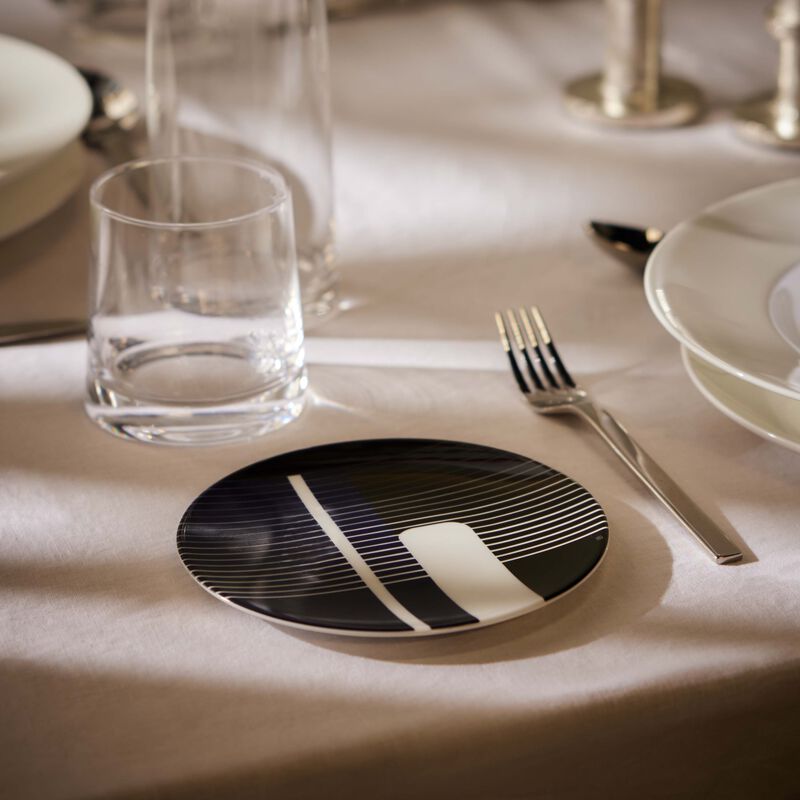 Oscar Bread & Butter Plate Round Black 16cm bernardaud oscar bread butter plate round black 16cm