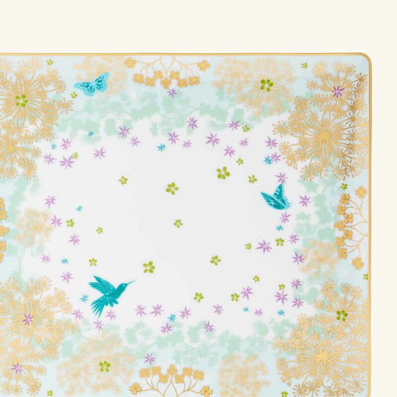 Feerie Michael Cailloux Serving Platter Rectangular Blue 22cm bernardaud feerie michael cailloux serving platter rectangular blue 22cm