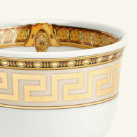 فيرساتشي طقم برستيج جالا مؤلف من 6 فناجين للقهوة العربية مع صحونها باللون الأبيض