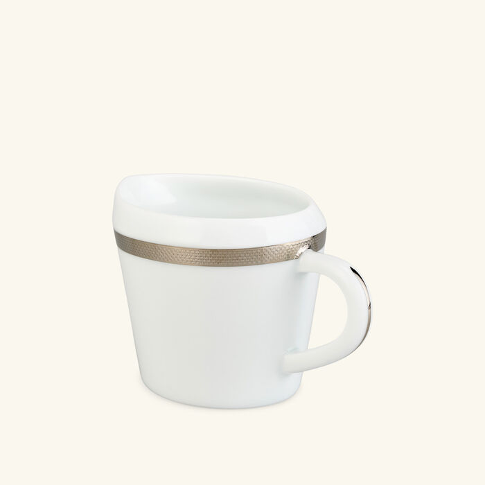 Maille Platine Creamer White bernardaud maille platine creamer white