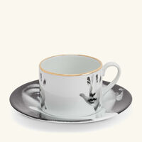 Tema e Variazioni 2005 Mano Tea Cup Grey fornasetti tema e variazioni 2005 mano tea cup grey