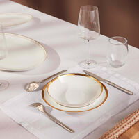 christofle malmaison soup bowl gold 19cm