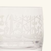 دملاج حامل الشموع  ثلث  بتصميم شفاف