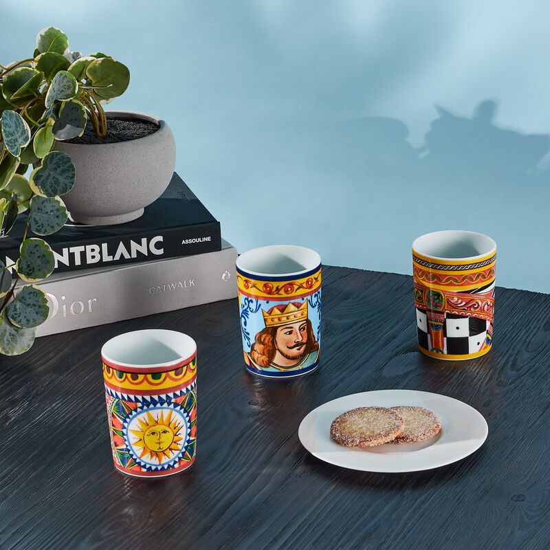 Carretto Drinking Glass Set Of 6 dolce gabbana casa carretto drinking glass set of 6