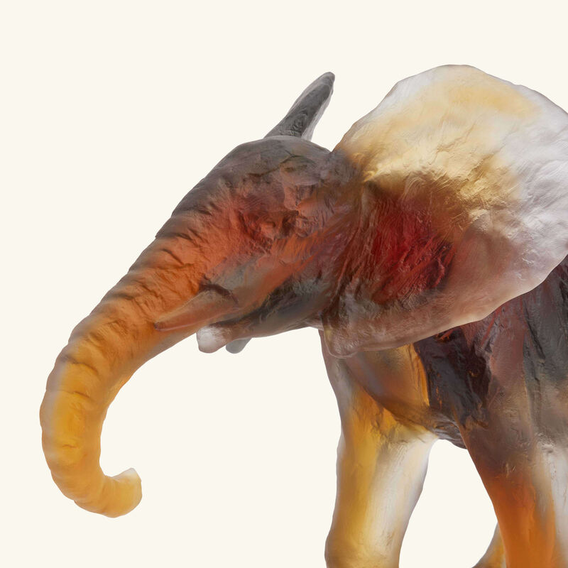 Elephant Savana Figurine Medium Brown daum elephant savana figurine medium brown