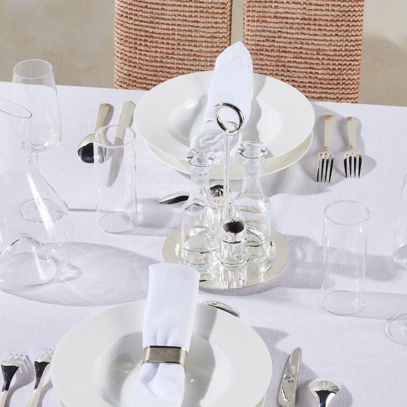 christofle vertigo condiment bowl silver plated set of 4