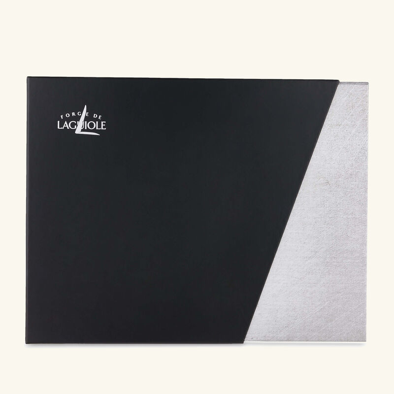 فورج دو لاغيول طقم أكريليك هاندل المؤلف من 6 سكاكين للمائدة باللون الأسود