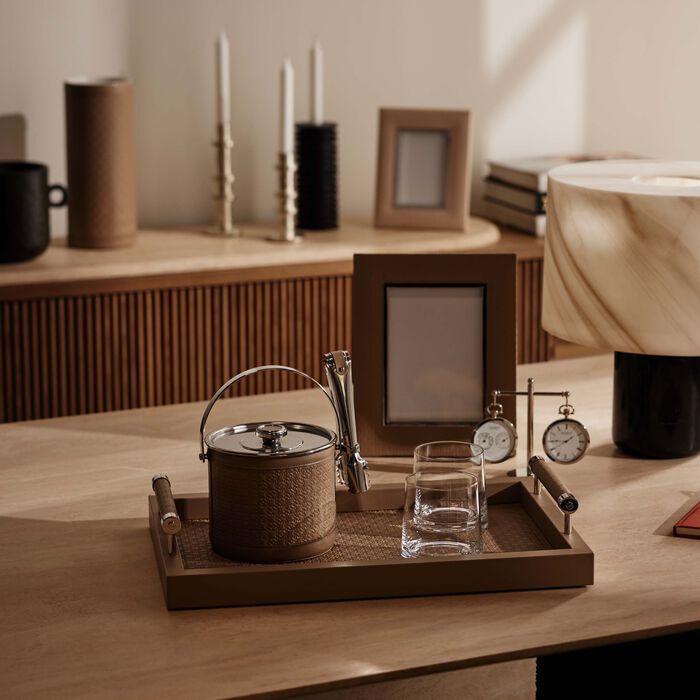 giobagnara elie saab monogram tray rectangular small mouton