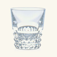 baccarat louxor drinking glass   bar set clear