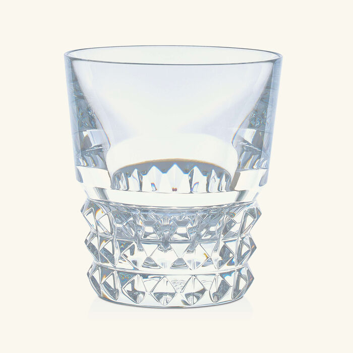 baccarat louxor drinking glass   bar set clear