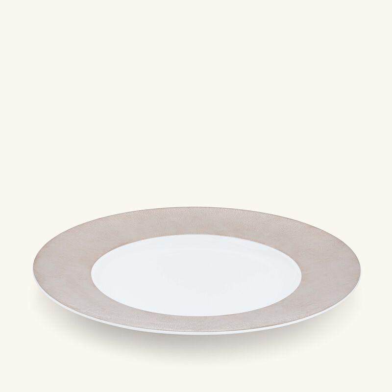 Dune Service Plate Round Silver 31cm bernardaud dune service plate round silver 31cm