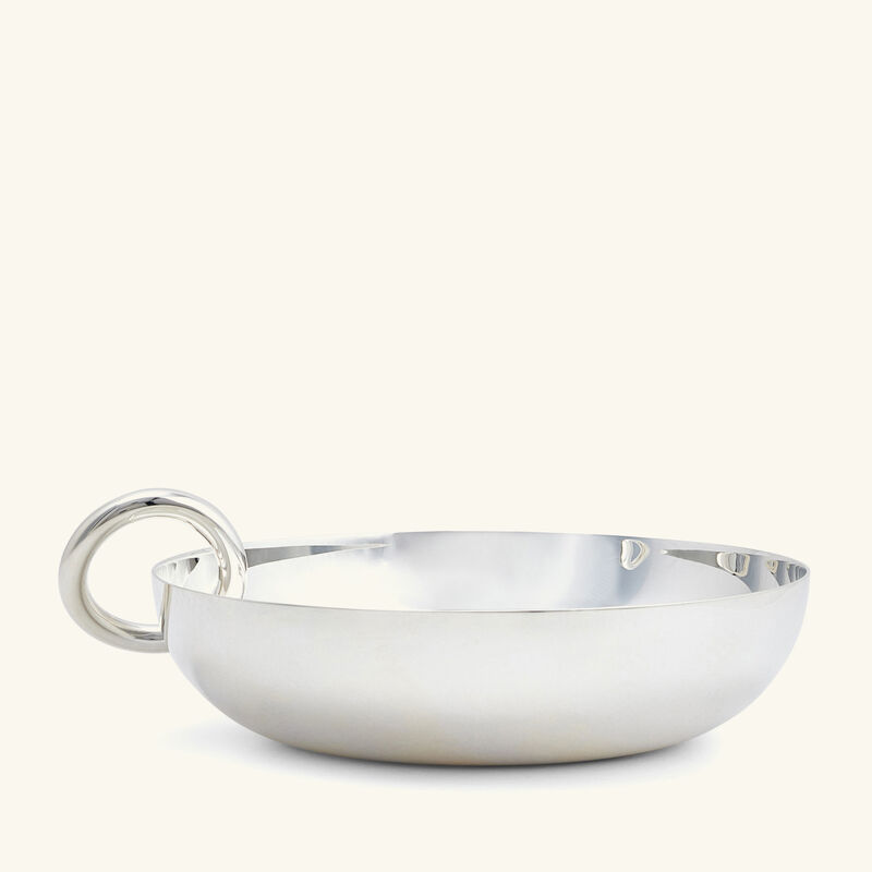 christofle vertigo serving bowl silver plated 17cm